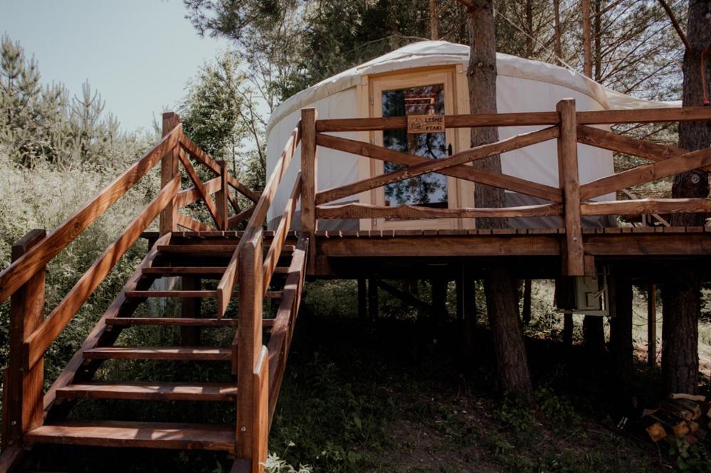 Jurty Z Widokiem, Prywatna Balia- Dzikolas Glamping Krasnobrod Exterior photo
