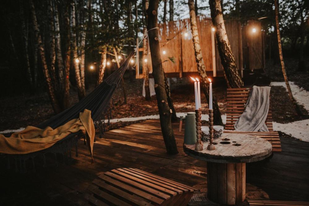 Jurty Z Widokiem, Prywatna Balia- Dzikolas Glamping Krasnobrod Exterior photo