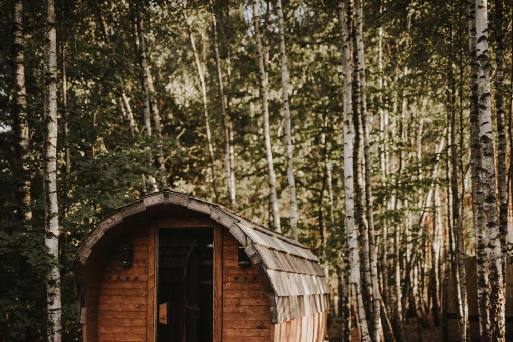 Jurty Z Widokiem, Prywatna Balia- Dzikolas Glamping Krasnobrod Exterior photo